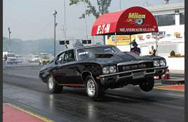 Bobb Makley 535 procharged lat tappet cammed stage 2 headed 8.80's @ 153 MPH at 3700LBS and stock suspension.